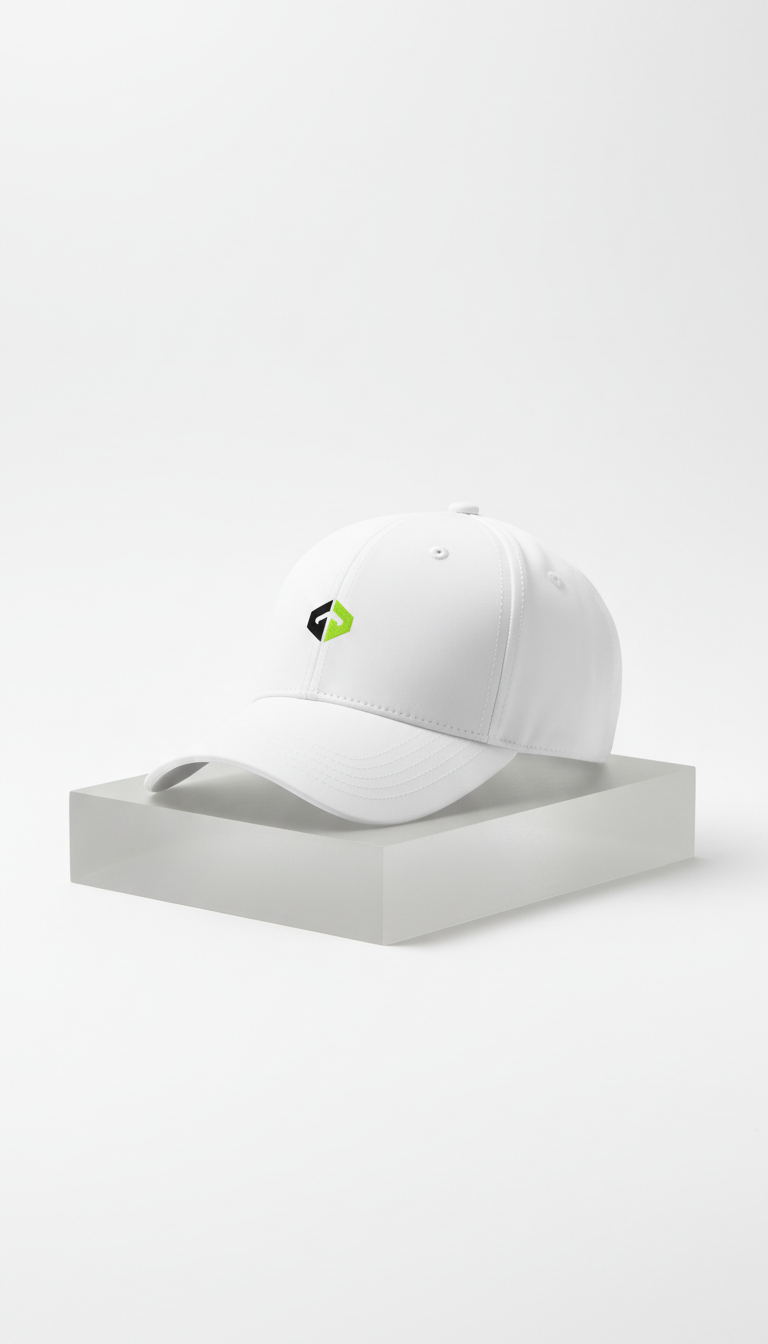 Signature White Cap With Understated Logo